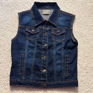 BAMBOO Dark Blue Denim Vest